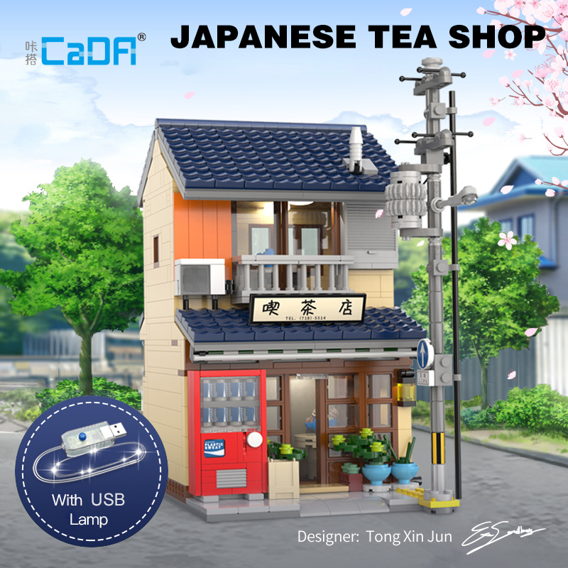 Japanese Wabi sabi Tea House CaDa C66010 7 - CADA Block