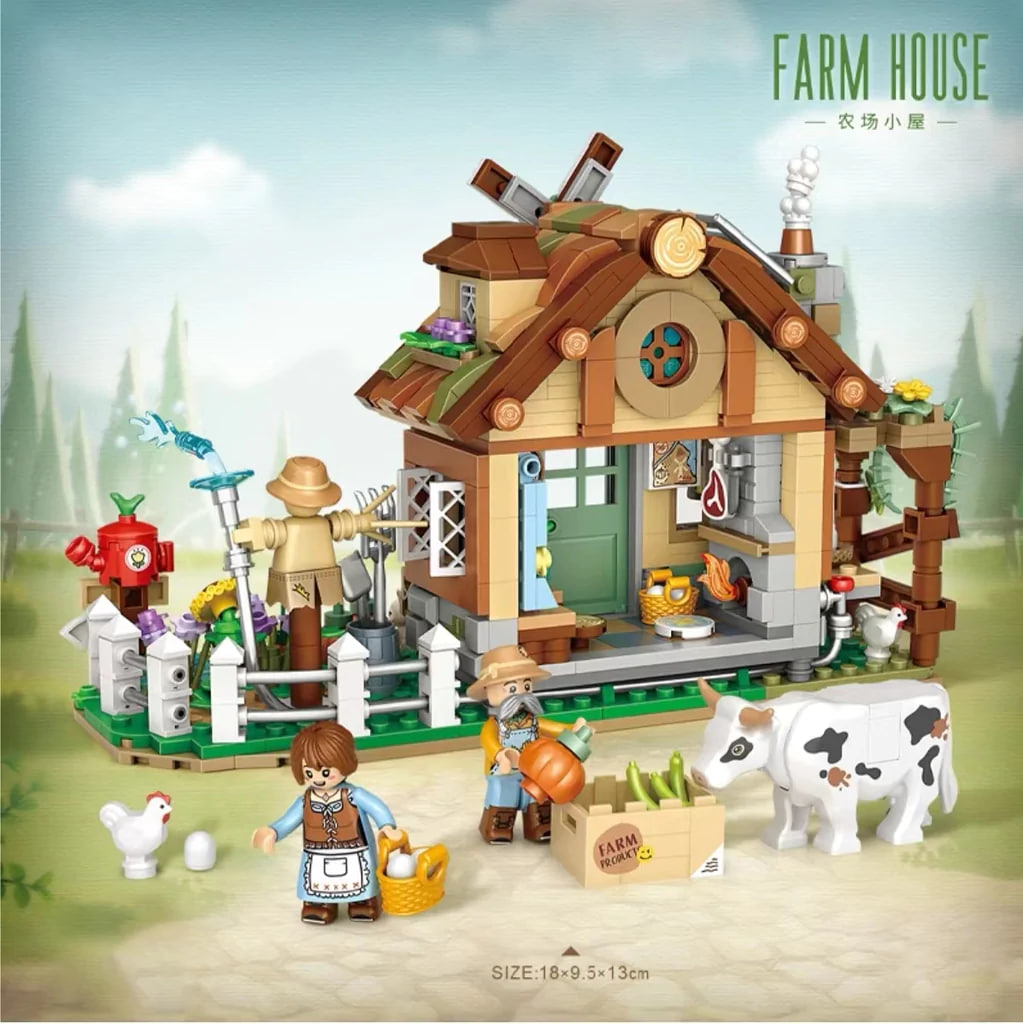 LOZ 1281 Farm House 4 - CADA Block