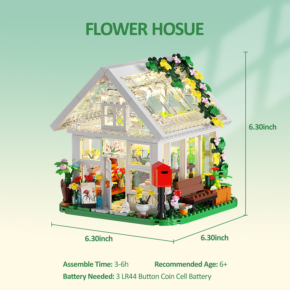 MOC Flower House 2 - CADA Block