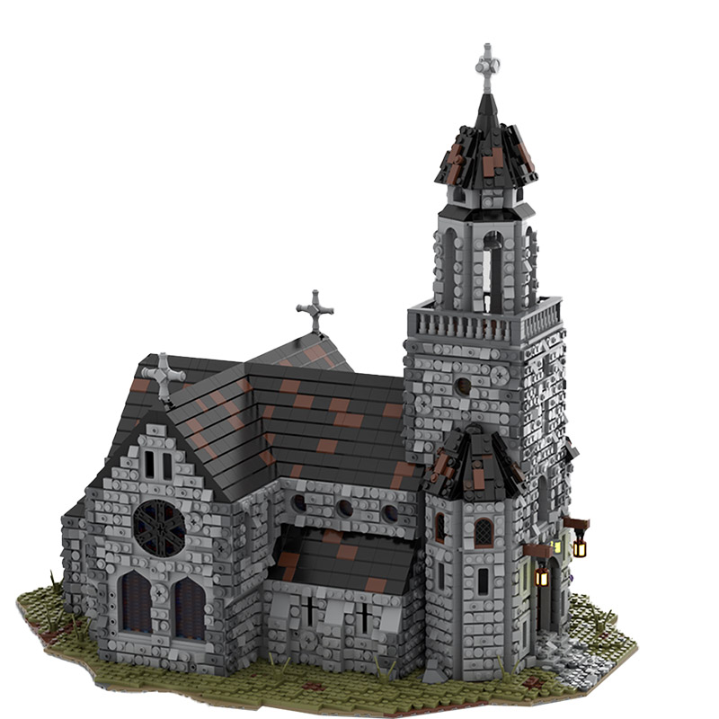 Medieval Cathedral MOC 76813 3 - CADA Block
