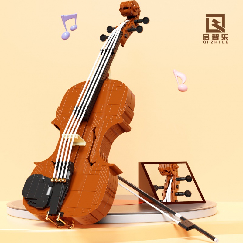 QiZhiLe 90025 Creator Expert Violin 1 1 - CADA Block