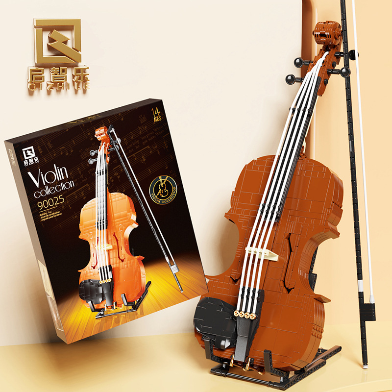 QiZhiLe 90025 Creator Expert Violin 3 1 - CADA Block