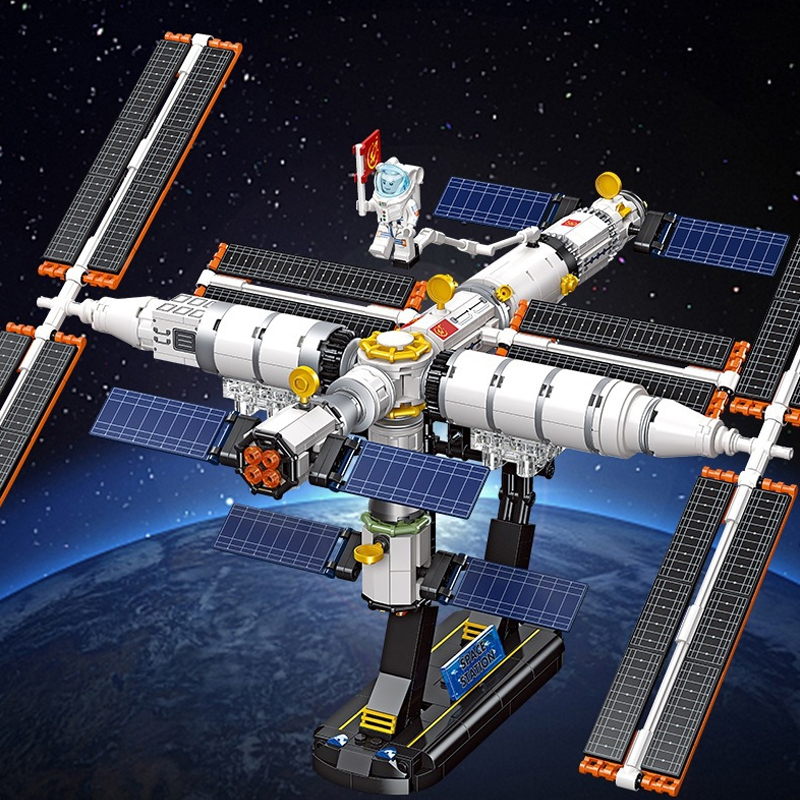 JIESTAR 58006 Space Model Tiangong Space Station 1 - CADA Block