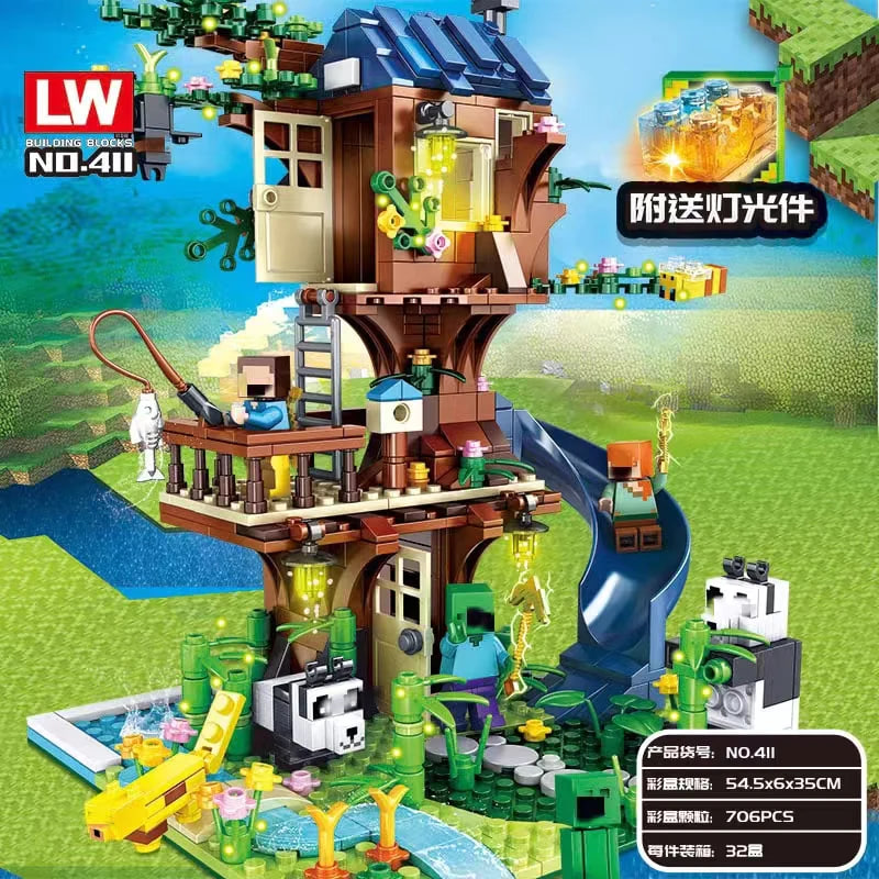 Minecraft Tree House 4 - CADA Block