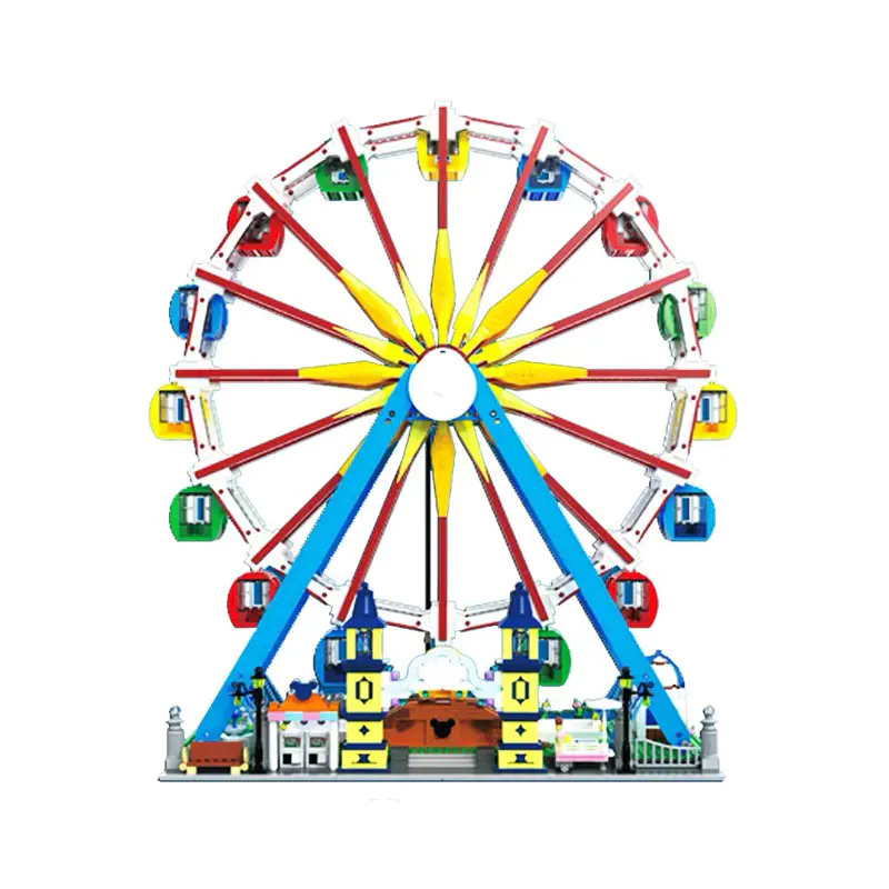 Mould King 11006 Fairground Ferris Wheel 5 1 - CADA Block