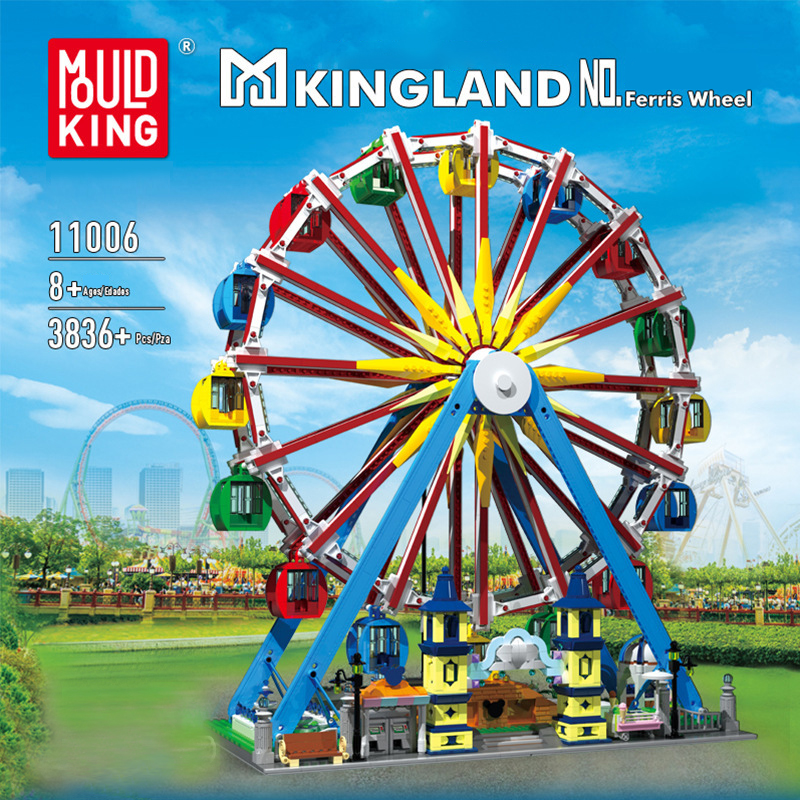 Mould King 11006 Fairground Ferris Wheel 6 2 - CADA Block