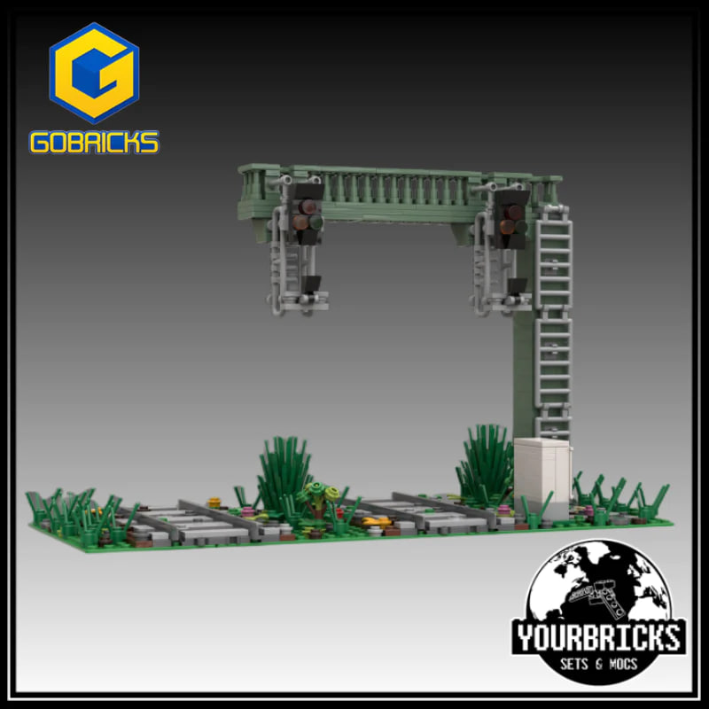 YOURBRICKS 50002 Signal bridge 7 - CADA Block
