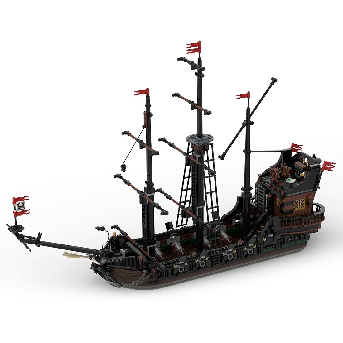 authorized moc 36789 pirate ship medieva main 0 - CADA Block