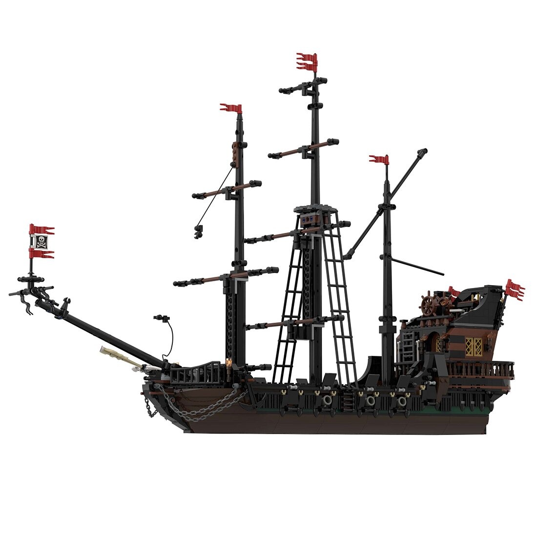 authorized moc 36789 pirate ship medieva main 2 - CADA Block