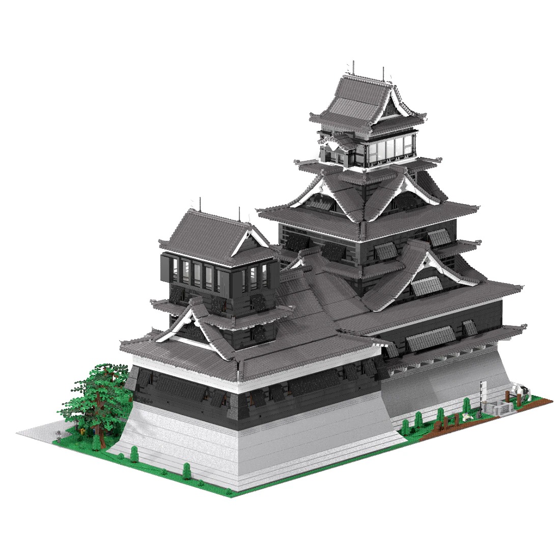 kumamoto castle model street view moc bu main 1 - CADA Block