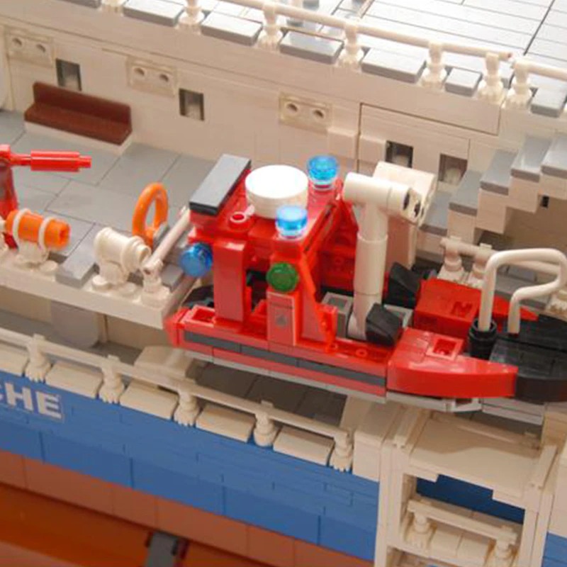 moc building blocks warship model series main 3 - CADA Block
