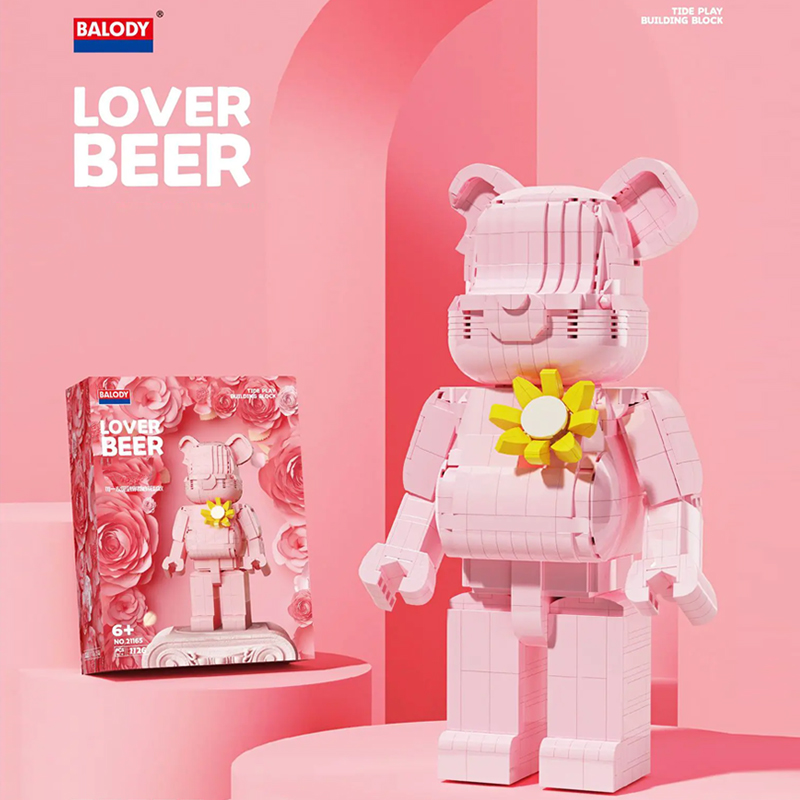BALODY 21165 Creator Idea Pink Lover Beer 5 - CADA Block