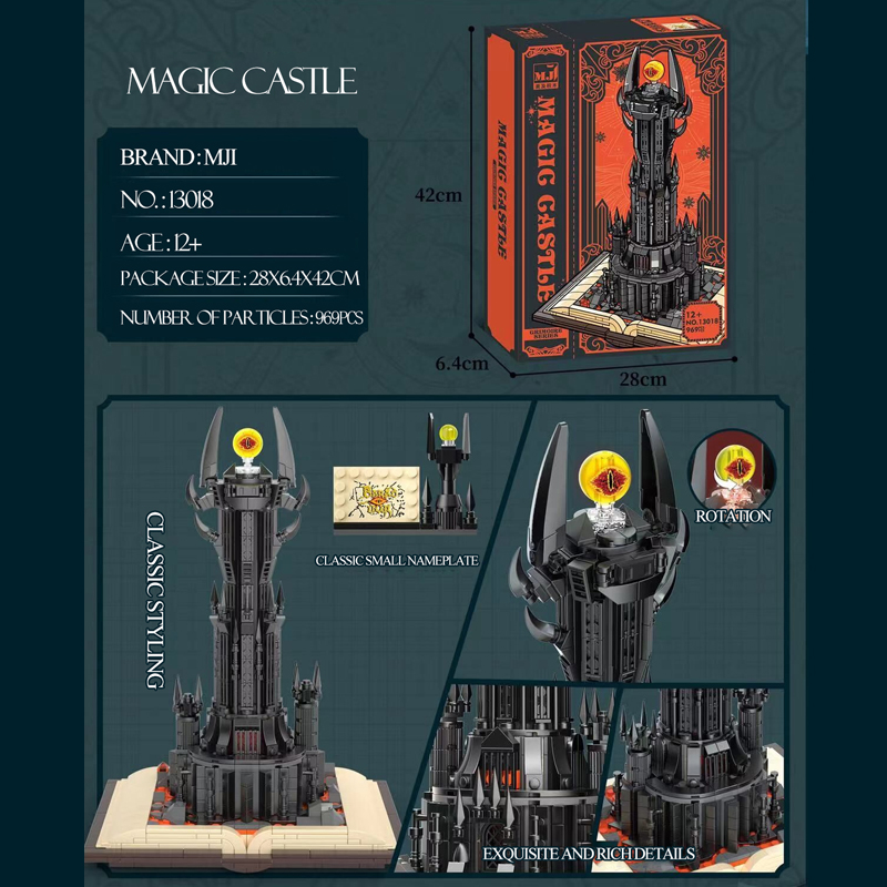Creator Black Magic Castle Book 1 - CADA Block