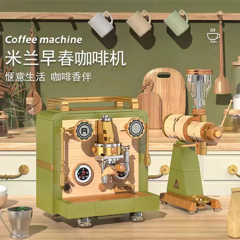 DECOOL 16801 Milan Espresso Machine 2 - CADA Block