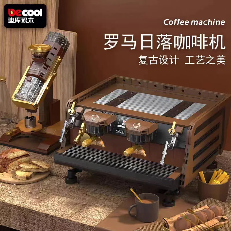 DECOOL 16804 16806 Rome Espresso Machine 3 - CADA Block