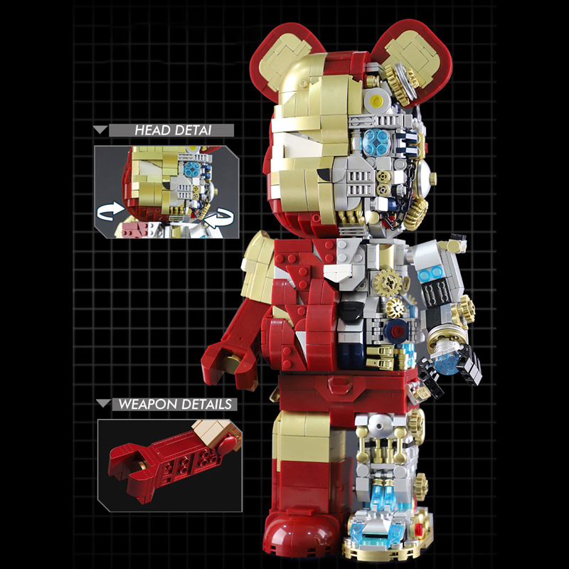 Iron Man Mechanical Bear 3 - CADA Block