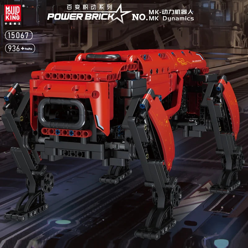 Mould King 15067 RC Power Robot Dog 5 1 - CADA Block