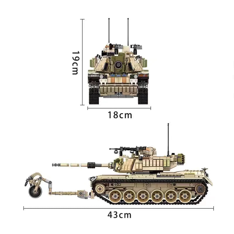 PANLOS 632004 Israeli M60 Magach Main Battle Tank 3 - CADA Block