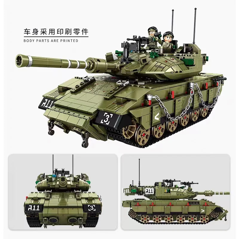 PANLOS 632009 Merkava MK4 Main Battle Tank 1 - CADA Block