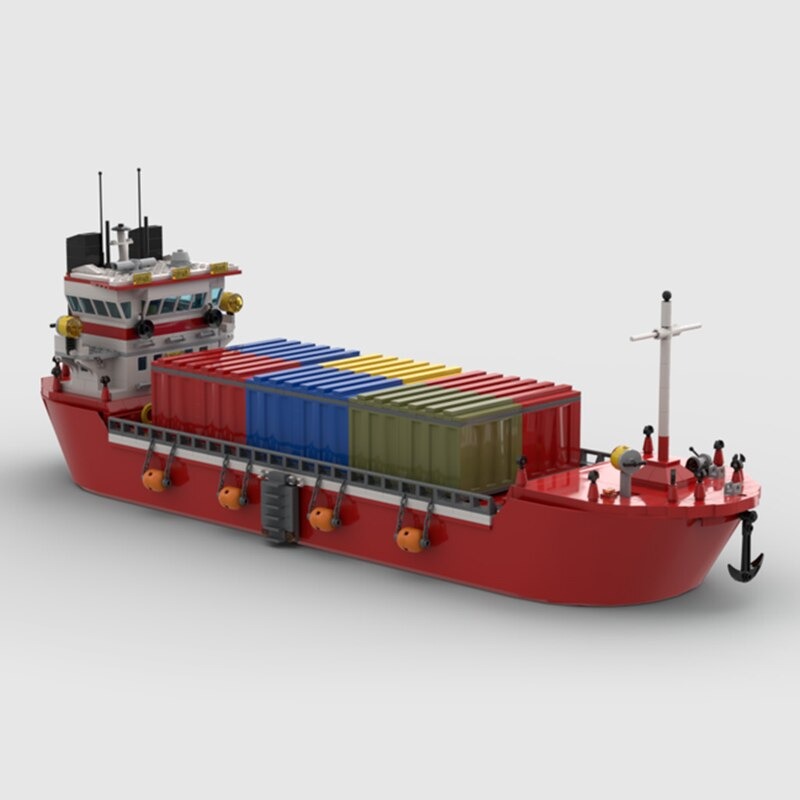 moc building blocks ship model series ur main 3 - CADA Block