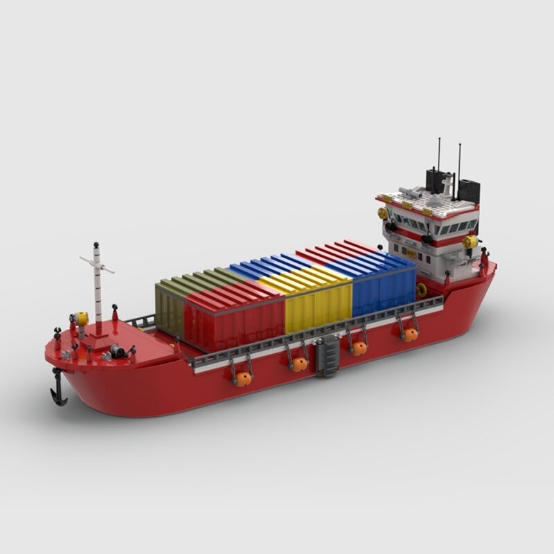 moc building blocks ship model series ur main 4 - CADA Block