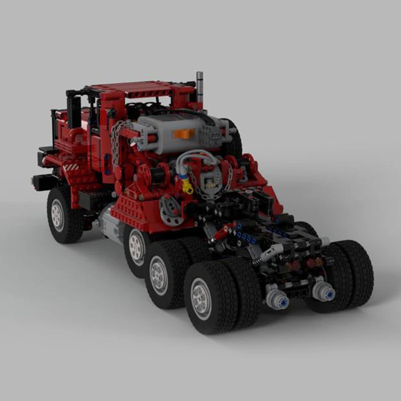 moc building blocks truck model heavy eq main 2 - CADA Block