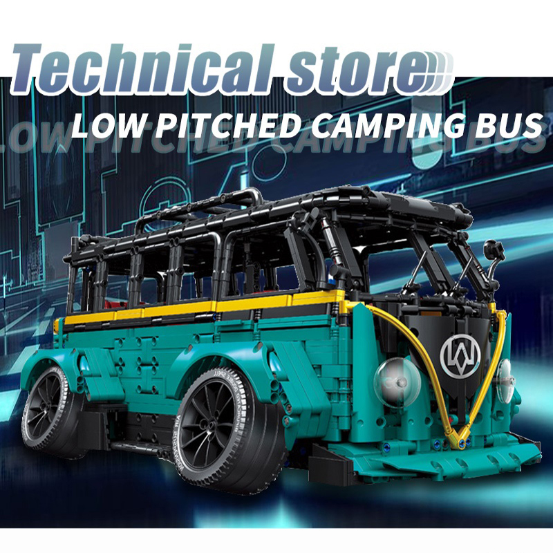 CACO C021 Low Pitched Camping Bus 4 - CADA Block