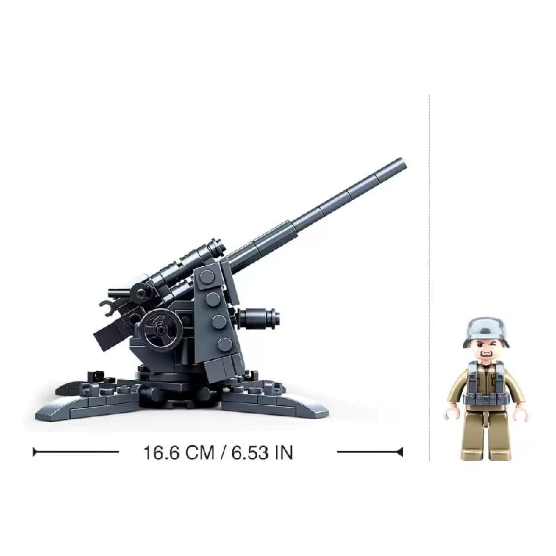 German 88MM anti tank gun 1 - CADA Block