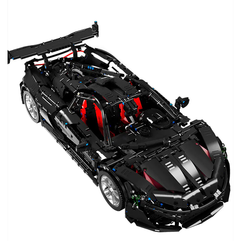 HAPPY BUILD XQ1001 A Motor Black McLaren P1 Hypercar 4 - CADA Block