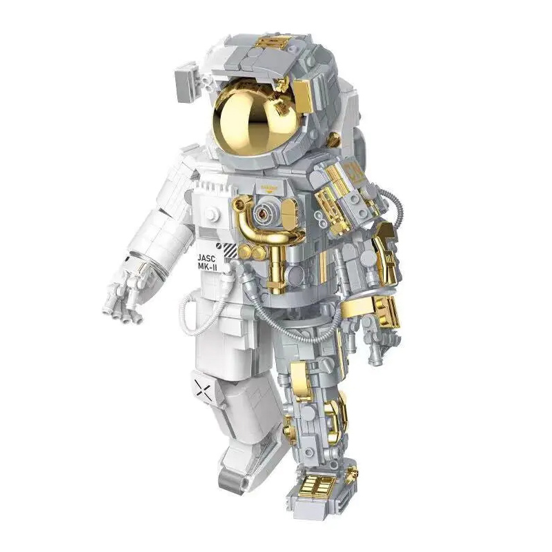 JAKI 9116 Creator Gold Version Space astronaut Building Blocks 3 - CADA Block