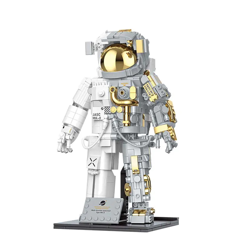JAKI 9116 Creator Gold Version Space astronaut Building Blocks 4 - CADA Block