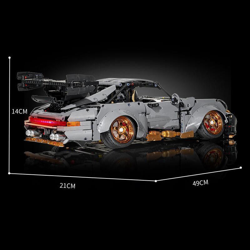 K Box 10220B Cement Gray Porsche 964 Sports Car 2 - CADA Block