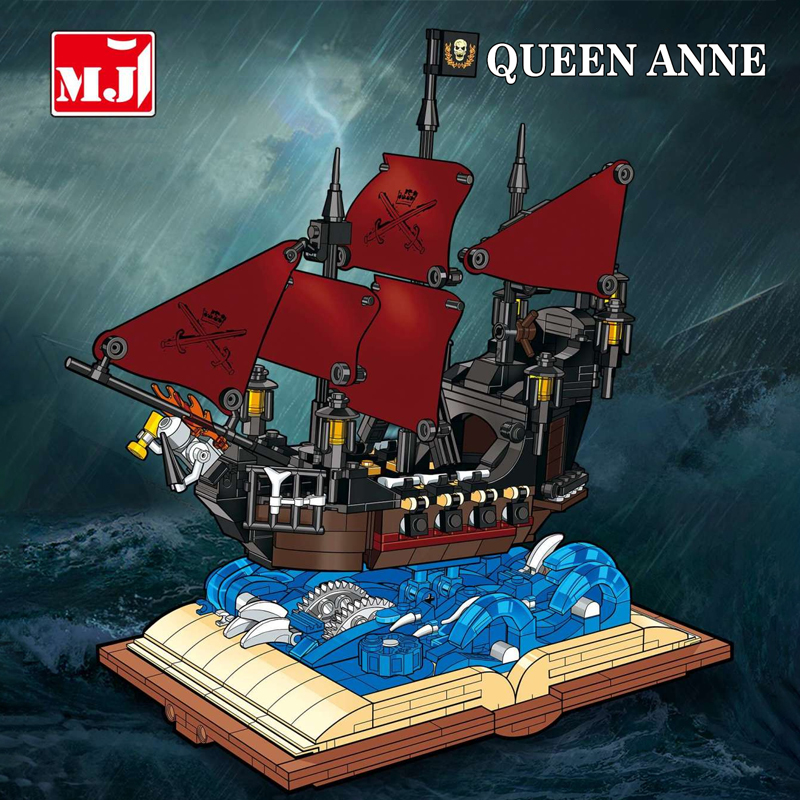 MJI 13020 Pirates QUEEN ANNE Ship Book 2 - CADA Block