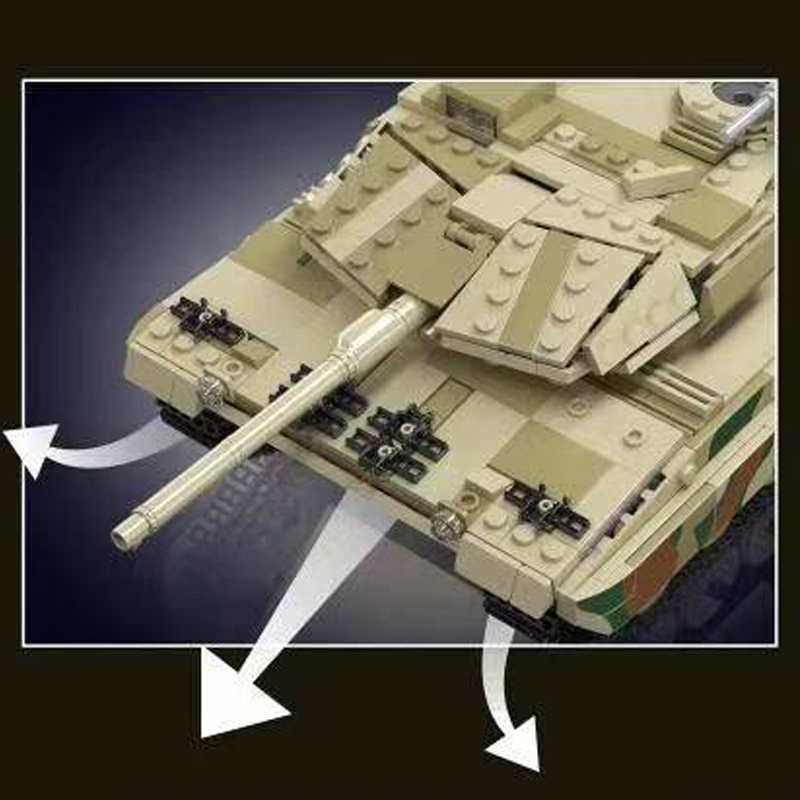 Mould King 20020 Leopard 2 Tank 1 - CADA Block