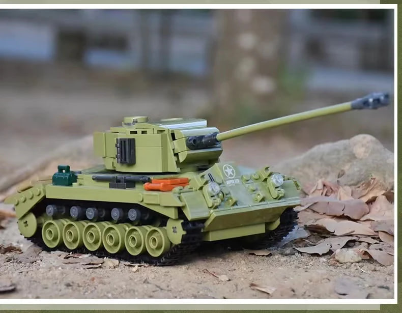 SLUBAN M38 B0860 US Army M26E1 Pershing Tank Second Variation 2 1 - CADA Block
