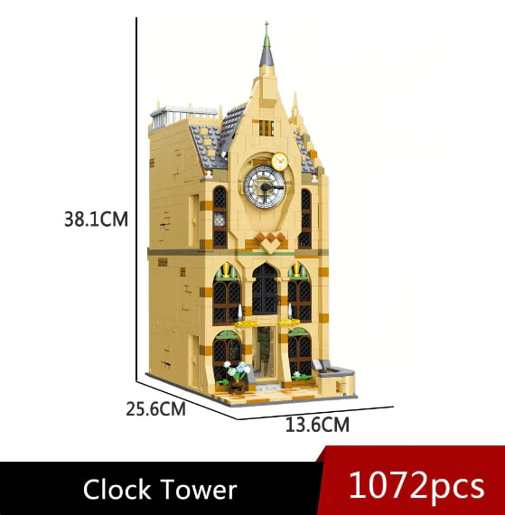 Hogwarts clock tower 1 - CADA Block