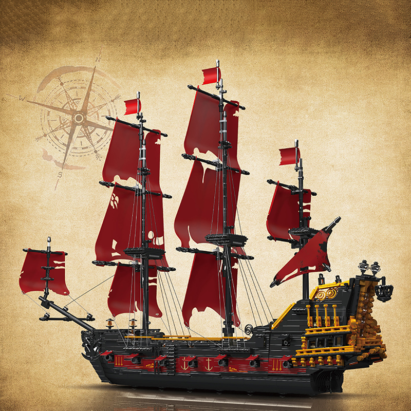 MOULD KING 13109 Pirates of QA Ship 2 - CADA Block