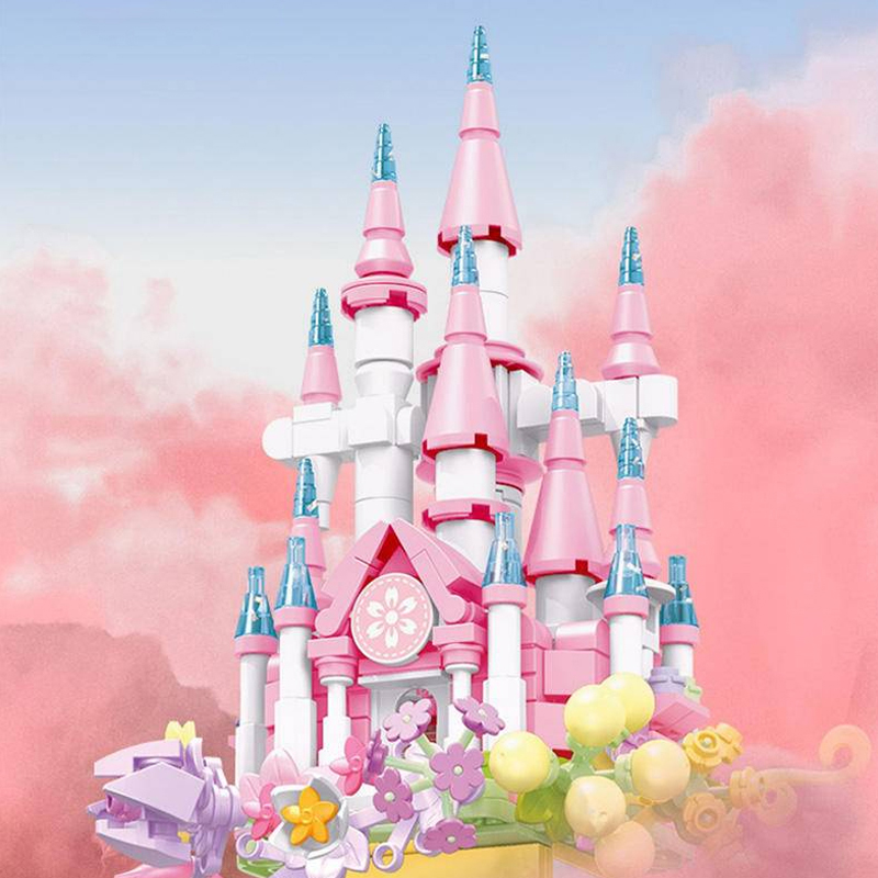 SEMBO 611072 Fantasy Flower Castle 2 - CADA Block