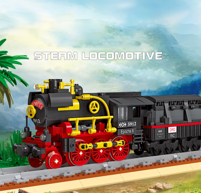 JIESTAR 59008 Steam Locomotive 6 - CADA Block