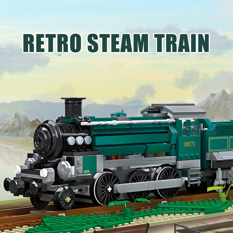 JIESTAR 59020 Retro Steam Train 1 - CADA Block