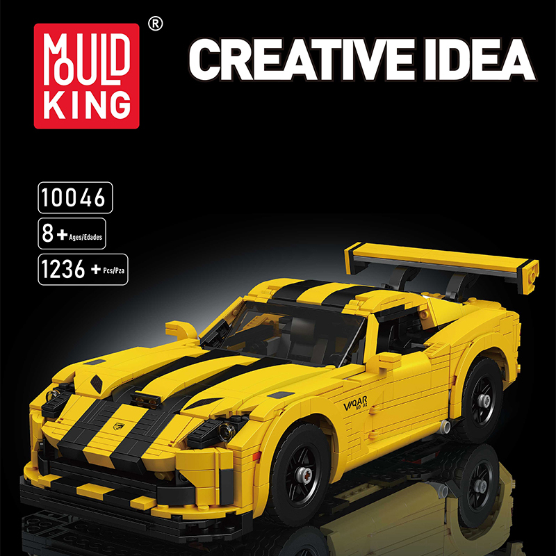 Mould King 10046 Dodge Viper 1 - CADA Block