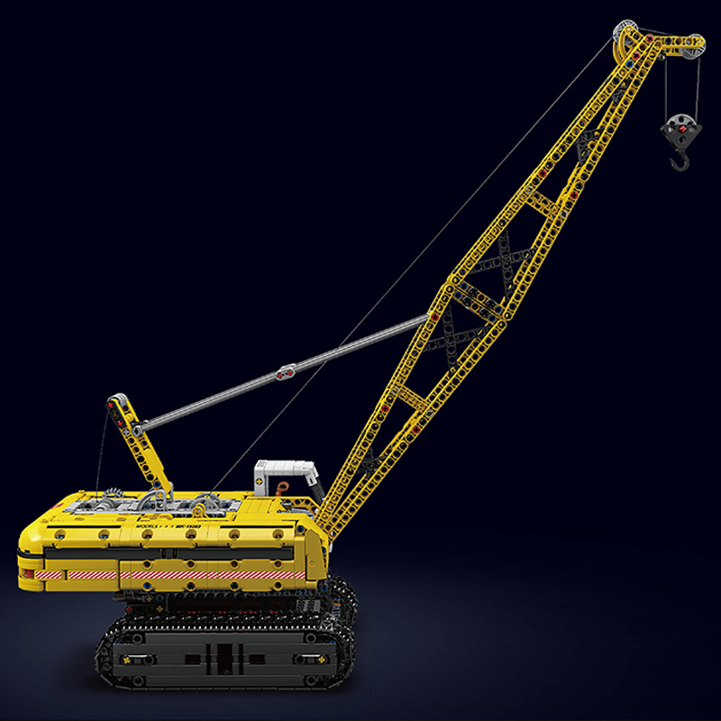 Mould King 15069 Motor Yellow Crawler Crane 2 - CADA Block