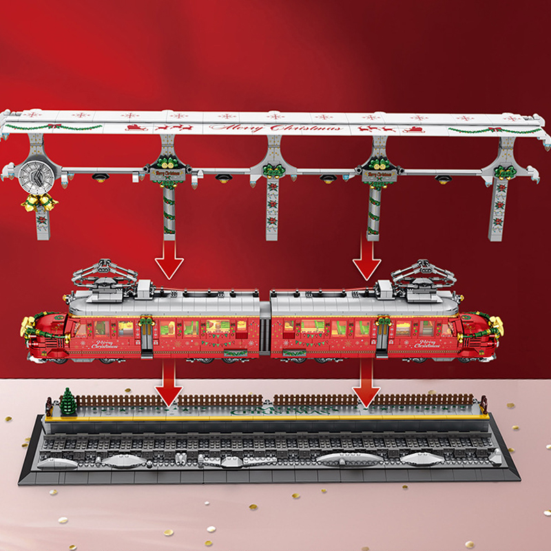 Reobrix 66034 Christmas Train 4 - CADA Block