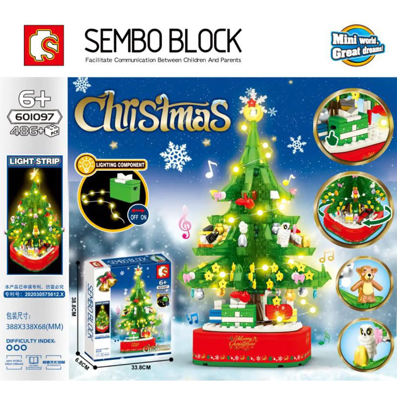 SEMBO 601097 Christmas Tree 3 - CADA Block