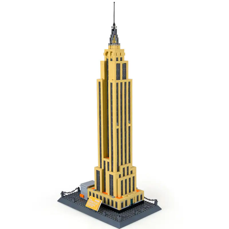 Wange 5212 The Empire State Building of New York 4 - CADA Block