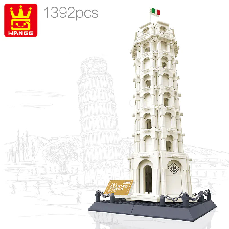 Wange 5214 The Leaning Tower of Pisa Italy 1 - CADA Block