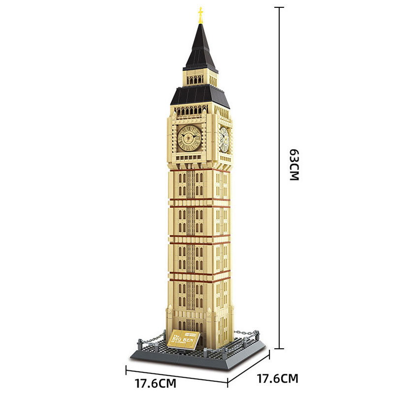 Wange 5216 The Big Ben of London Elizabeth Tower 2 - CADA Block