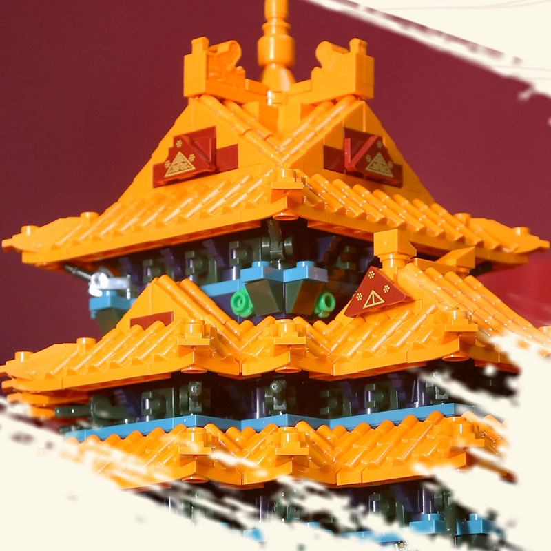 Wange 5239 Turret of Palace Museum Beijing China 4 - CADA Block