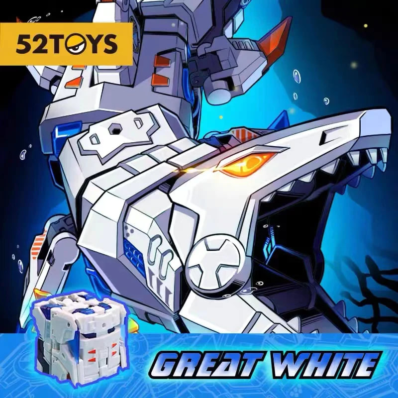 52TOYS BeastBox BB 17GW Great White Shark 5 - CADA Block