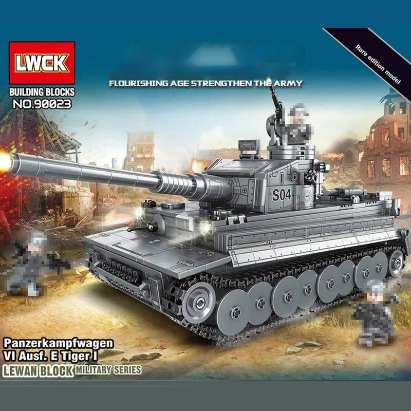 LWCK 90023 Flourishing Age Strengthen The Army Panzerkampfwagen Tiger Ausfuhrung E 1 - CADA Block